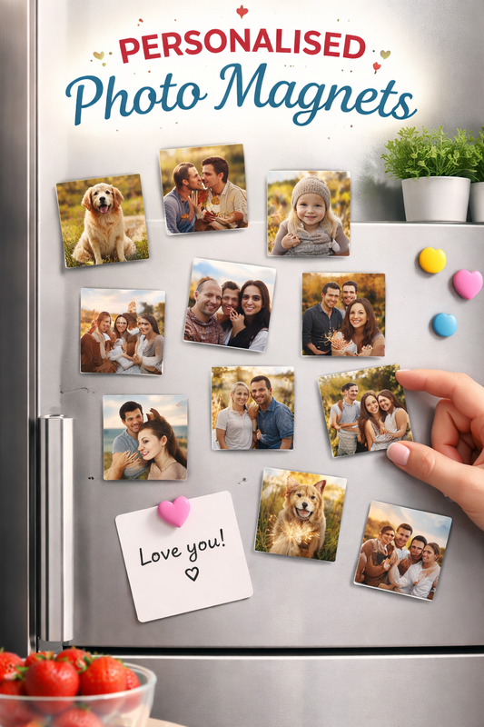 Personalized Photo Magnets (set of 9)